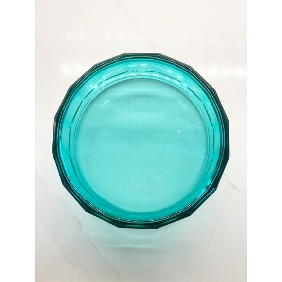 France Luminarc Arcoroc Glass Turquoise Blue Large Serving Bowl Large - Picture 8 of 8